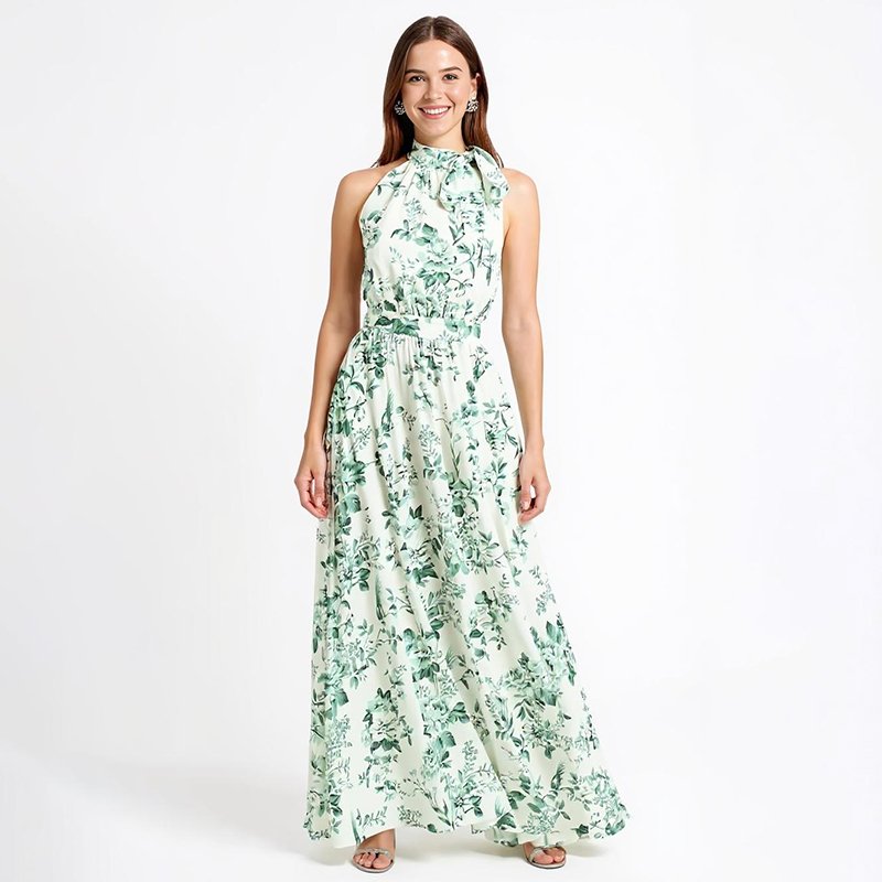 IMG_4119 Ivy Halter Garden Maxi Dress - Image 1