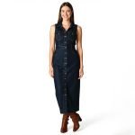 Blue Denim Button-Up Dress - Image 2