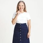 Eloise Navy Pocket Skirt - Image 4