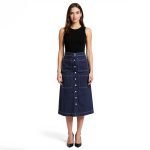 Eloise Navy Pocket Skirt - Image 5