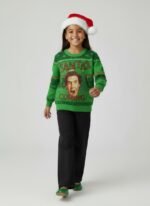 Kids Santa’s Coming Holiday Pullover