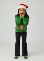 Kids Santa’s Coming Holiday Pullover - Image 3