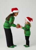Kids Santa’s Coming Holiday Pullover - Image 4