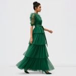 Elegant Ruffle Sleeve Maxi Dress - Image 5
