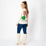 Too Lit To Quit Christmas Sweater - Image 4