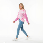 Pink Santa Sequin Sleeve Pullover - Image 6