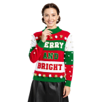 Merry & Bright Pom Pom Pullover - Image 3