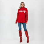 Merry Sequin Sleeve Turtleneck - Image 2