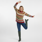 Classic Fair Isle Holiday Sweater - Image 4
