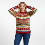 Classic Fair Isle Holiday Sweater - Image 5