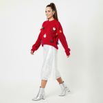 Holiday Cheer Red Pullover - Image 3