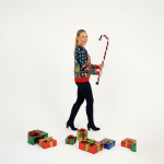 Colorful Christmas Character Pullover - Image 8