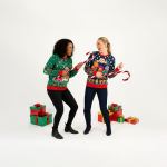 Colorful Christmas Character Pullover - Image 2