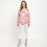 Pink Santa Face Pullover - Image 2