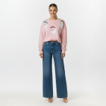 Pink Santa Face Pullover - Image 8