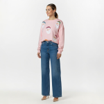 Pink Santa Face Pullover - Image 9