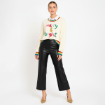 Merry & Bright Rainbow Trim Pullover - Image 4