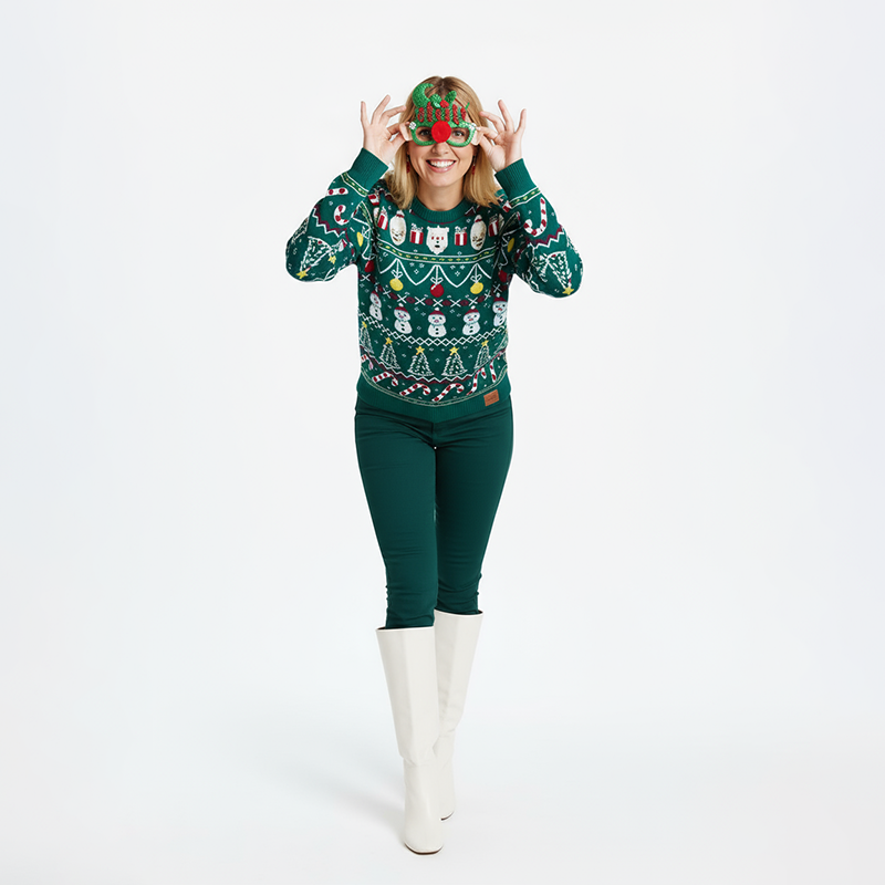 PicjamDownload-2025-09-10T221944.510 Snowman Christmas Sweater - Image 1