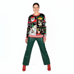 Santa Reindeer Christmas Sweater - Image 4