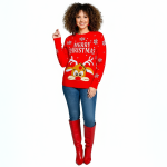 Funny Reindeer Christmas Sweater