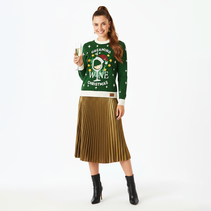 PicjamDownload-2025-09-11T005732.003 Women’s Christmas Sweater - Image 1