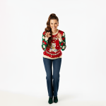 Grumpy Cat Meowy Christmas Sweater