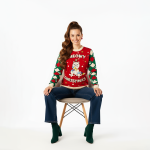 Grumpy Cat Meowy Christmas Sweater - Image 5