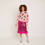 Pink Ornament Sweater - Image 5
