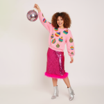 Pink Ornament Sweater