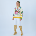 Santa Sleigh Ride Christmas Sweater