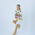 Santa Sleigh Ride Christmas Sweater - Image 3