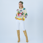 Santa Sleigh Ride Christmas Sweater - Image 2