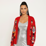 Red Nutcracker Christmas Cardigan - Image 6