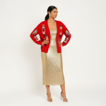 Red Nutcracker Christmas Cardigan - Image 11