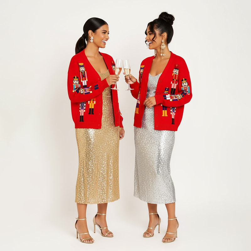 PicjamDownload-2025-09-13T031436.161 Red Nutcracker Christmas Cardigan - Image 1