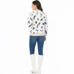 Tropical Parrot Print Bomber Jacket - Image 5