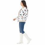 Tropical Parrot Print Bomber Jacket - Image 2