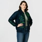 Floral Embroidered Bomber Jacket - Image 6