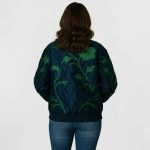 Floral Embroidered Bomber Jacket - Image 7