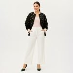 Floral Embroidered Bomber Jacket - Image 2