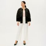 Floral Embroidered Bomber Jacket - Image 5