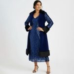 Anabelle Sequin Long Coat - Image 2