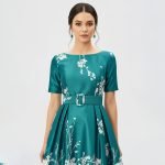 Green Floral Belted Maxi Dress - Image 5