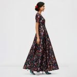 Black Multicolor Floral Maxi Dress - Image 4