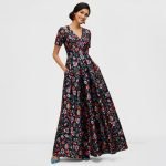 Black Multicolor Floral Maxi Dress - Image 2