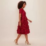 The Floral Appliqué Midi Dress - Image 7