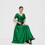 Elegant V-Neck Evening Gown - Image 3