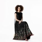 Floral Embroidered Evening Gown - Image 3