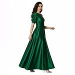 Emerald Puff Sleeve Maxi Dress - Image 6