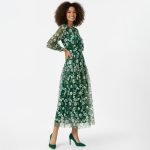 Floral Embroidered Long Sleeve Dress - Image 4